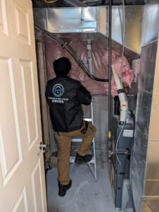 Confined space prep — North York basement