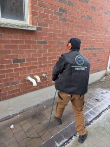 Exhaust pipe prep — Scarborough exterior